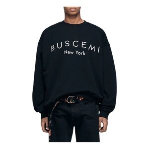 BUSCEMI LONG HAWAIIAN PRINT BELT BLACK unisex cotton